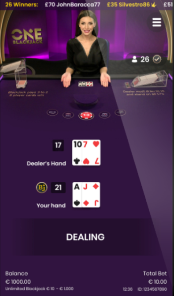 One Blackjack (Pragmatic Play) Image 2